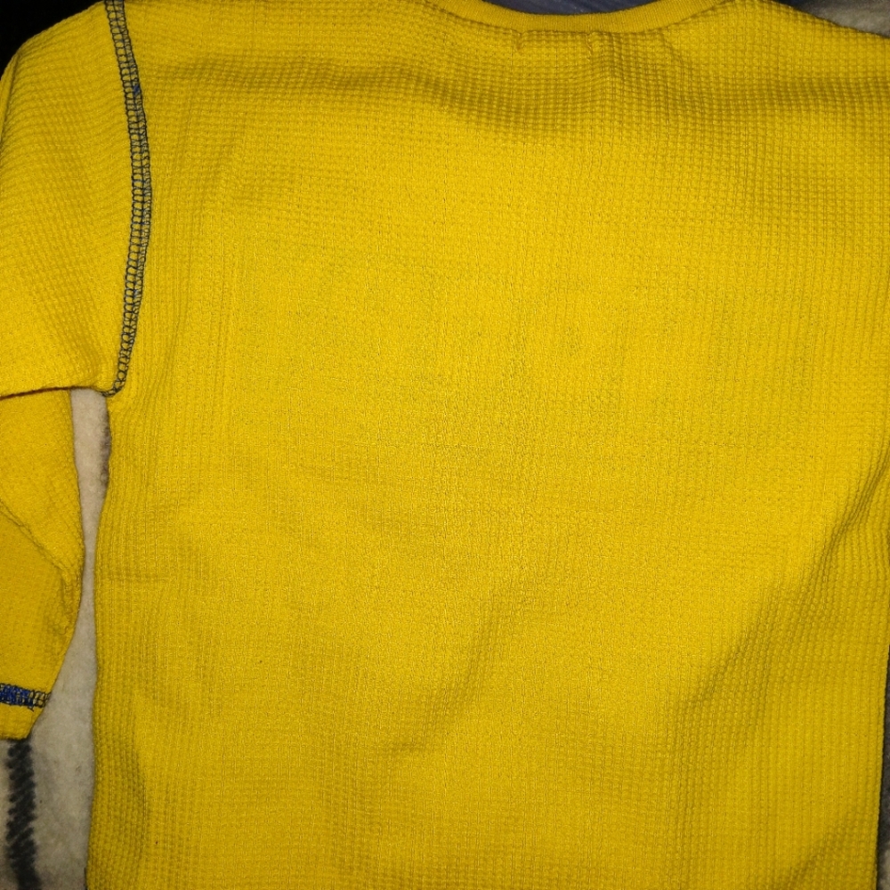 Yellow t-shirt with Snoopy and Charlie brown  Brand new 2T